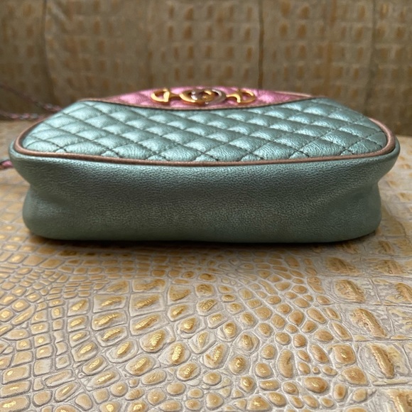 Gucci Laminated Calfskin Mini Traputata Bag - Picture 7 of 15